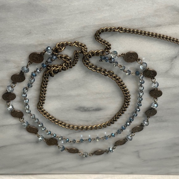 Brass Chain Necklace. - Picture 5 of 9